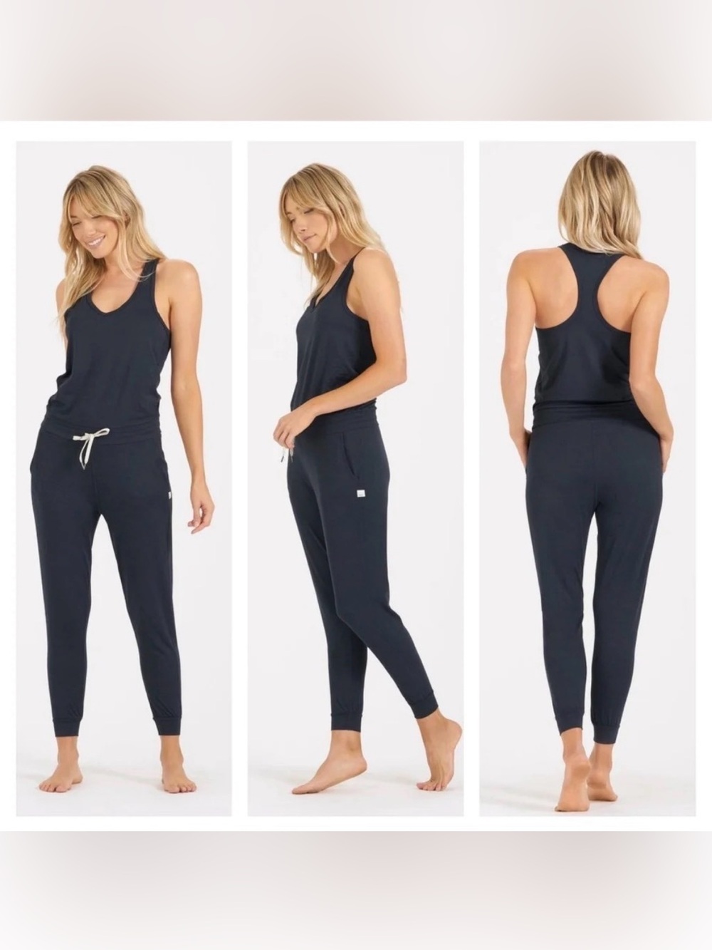Vuori Lux Jogger Jumpsuit Sz S/M B139